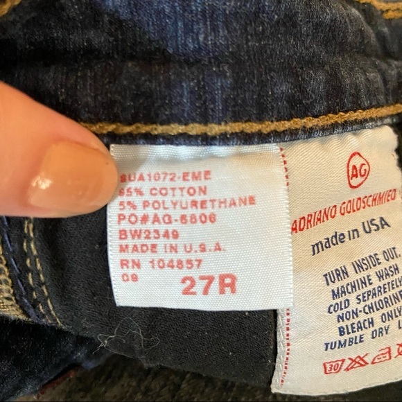 AG Adriano Goldschmied flared jeans in size 27 - Picture 9 of 12